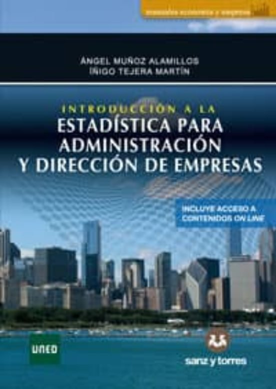 Introducción a la Estadística para Administración y Dirección de Empresas, de Muñoz Alamillos | portada del libro