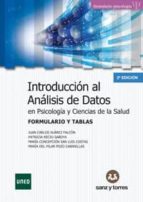 Formulario y Tablas Estadísticas de Introducción al Análisis de Datos, de Juan Carlos Suárez Falcón | portada del libro