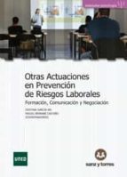 OTRAS ACTUACIONES EN PREVENCION DE RIESGOS LABORALES, de CRISTINA GARCIA AEL | portada del libro
