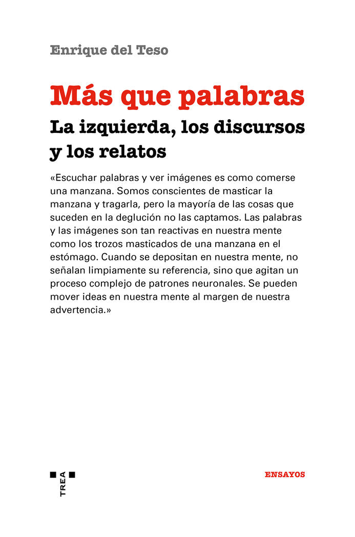 Más que palabras, de del Teso Martín, Enrique | portada del libro