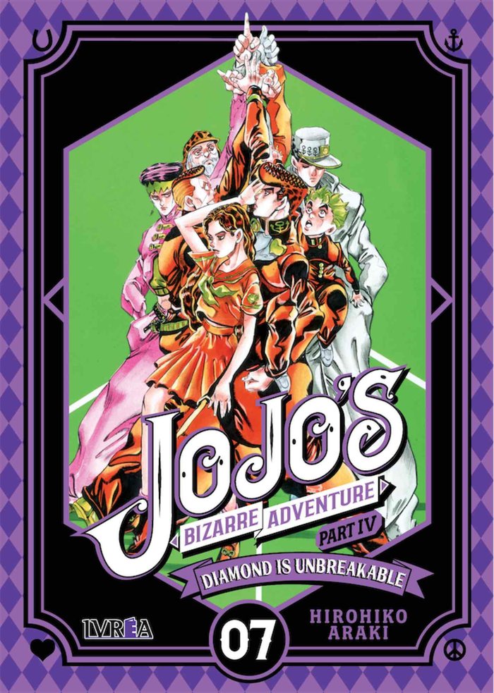 Jojo's Bizzarre Adventure Parte 4:Diamond is Unbreakeable 7, de Hirohiko Araki | portada del libro