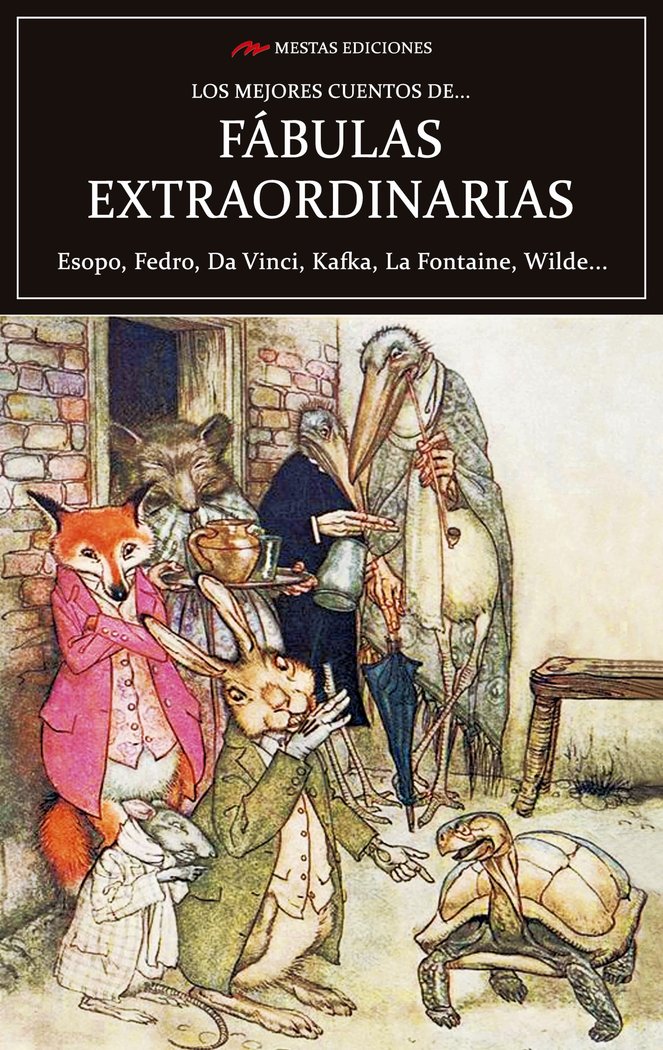 Los mejores cuentos de fábulas extraordinarias, de Esopo | portada del libro