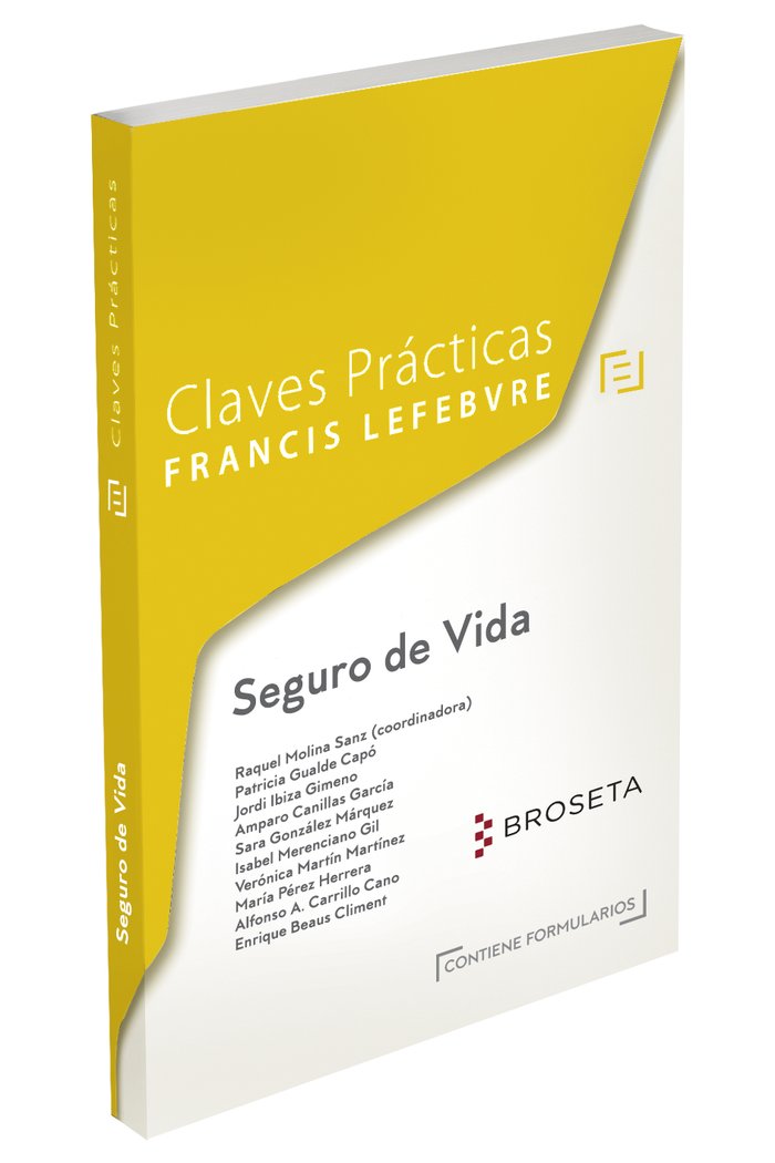 Claves Prácticas Seguro de Vida, de Lefebvre-El Derecho | portada del libro