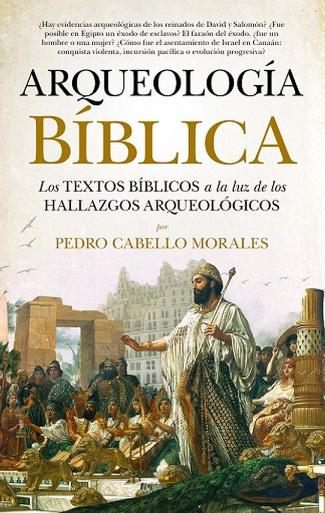 ARQUEOLOGﾍA BﾍBLICA, de CABELLO MORALES | portada del libro