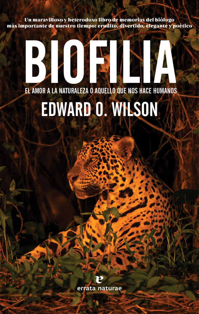 BIOFILIA, de WILSON, EDWARD O. | portada del libro
