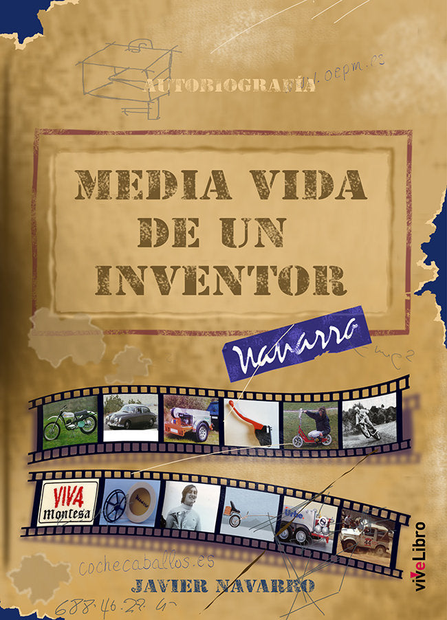 Media vida de un inventor, de Navarro Pérez, Javier | portada del libro