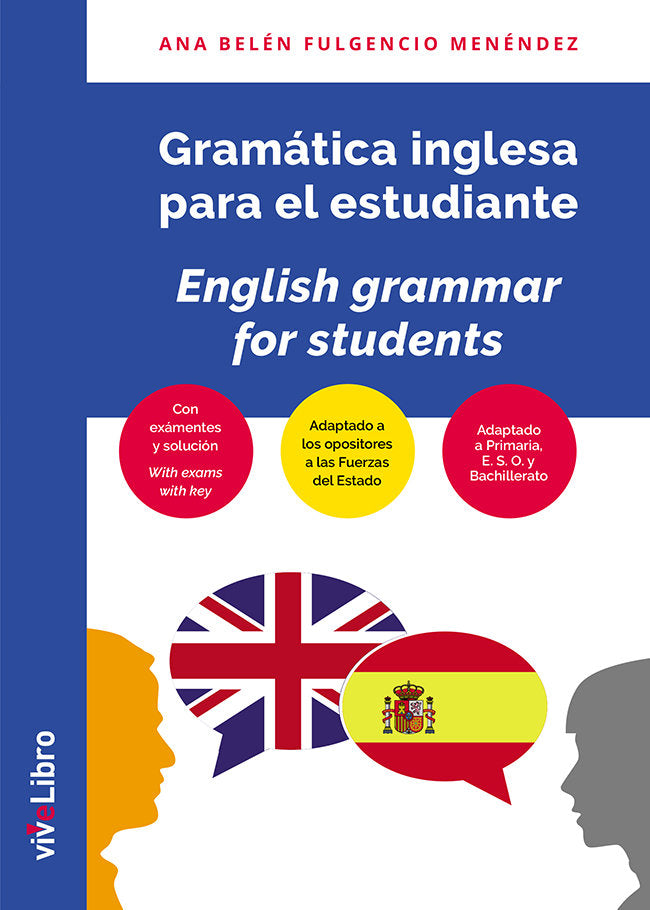 Gramática Inglesa para primaria, ESO, Bachillerato y opositores, de Fulgencio Menéndez, Ana Belén | portada del libro
