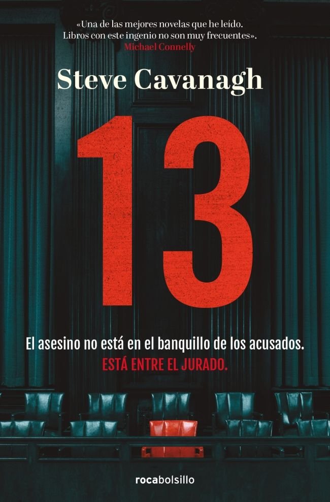 13. El asesino no está en el banquillo de los acusados, está entre el jurado, de Cavanagh, Steve | portada del libro
