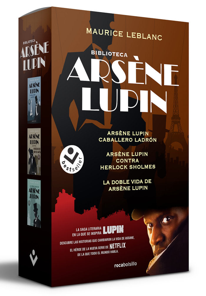 ARSENE LUPIN (ESTUCHE), de LEBLANC,MAURICE | portada del libro