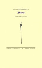 AHORA, de José Antonio Zambrano | portada del libro