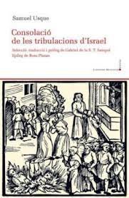 Consolació de les tribulacions d'Israel, de Usque | portada del libro