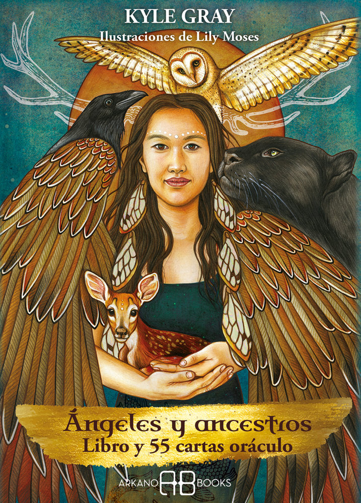 Ángeles y ancestros, de Gray, Kyle | portada del libro