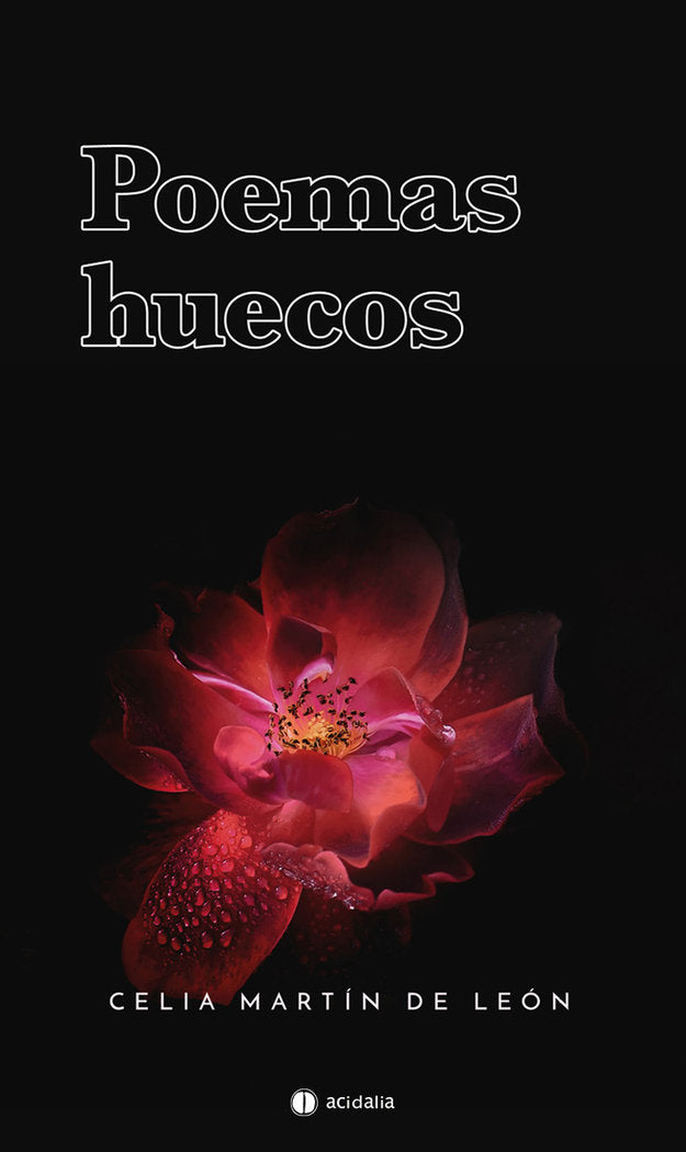 Poemas huecos, de Martín de León, Celia | portada del libro