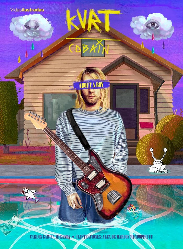 Kurt Cobain, de García Miranda | portada del libro