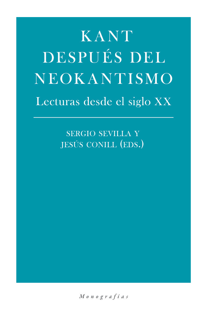 Kant después del neokantismo, de VV.AA. | portada del libro