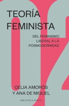 Teoría feminista 02 (NE), de Celia Amorós | portada del libro