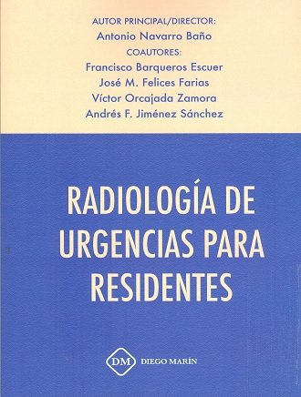RADIOLOGIA DE URGENCIAS PARA RESIDENTES, de NAVARRO BAÑOS | portada del libro