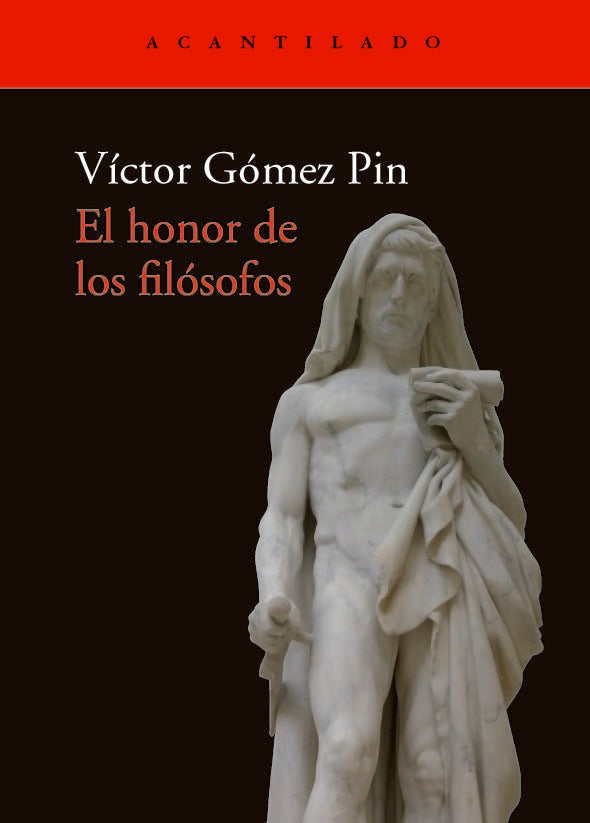 El honor de los filósofos, de Gómez Pin, Víctor | portada del libro
