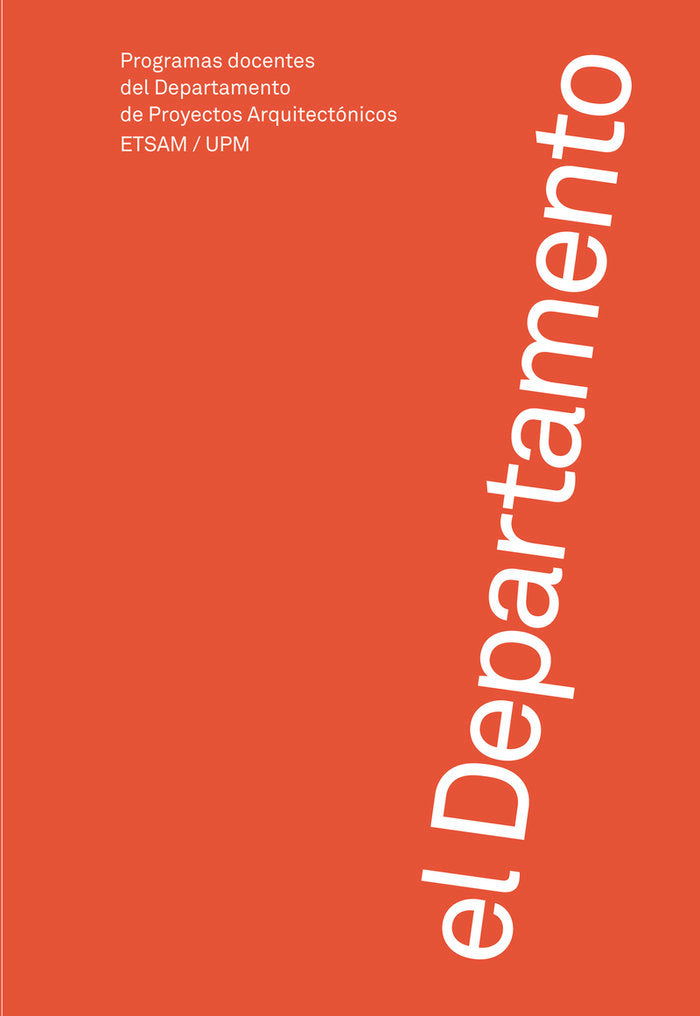 EL DEPARTAMENTO, de Varios autores | portada del libro