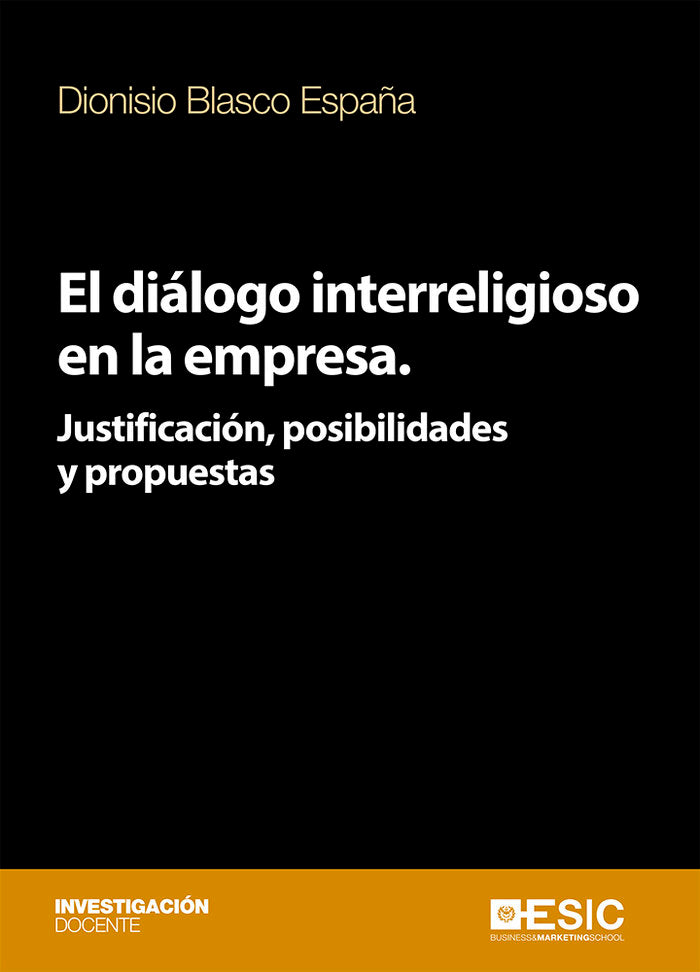 El diálogo interreligioso en la empresa, de Blasco España, Dionisio | portada del libro