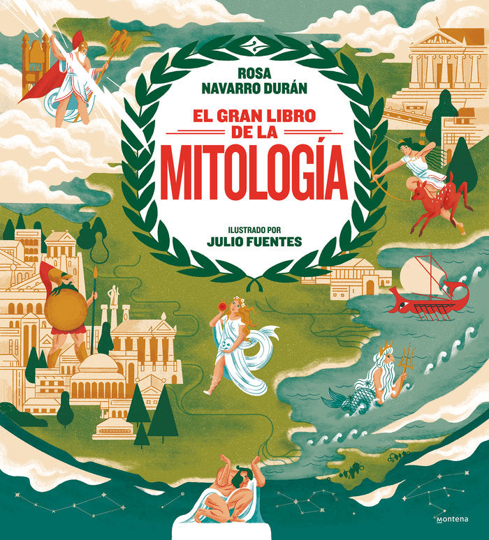 El gran libro de la mitología, de Navarro, Rosa | portada del libro