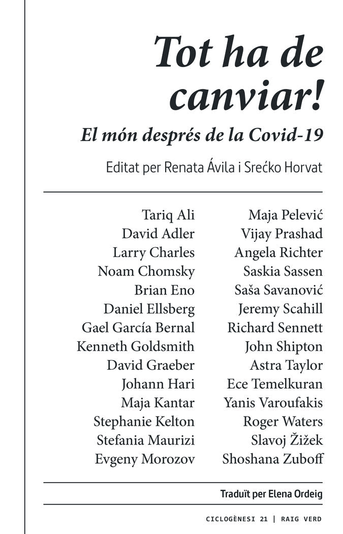TOT HA DE CANVIAR!, de AVILA, RENATA | portada del libro