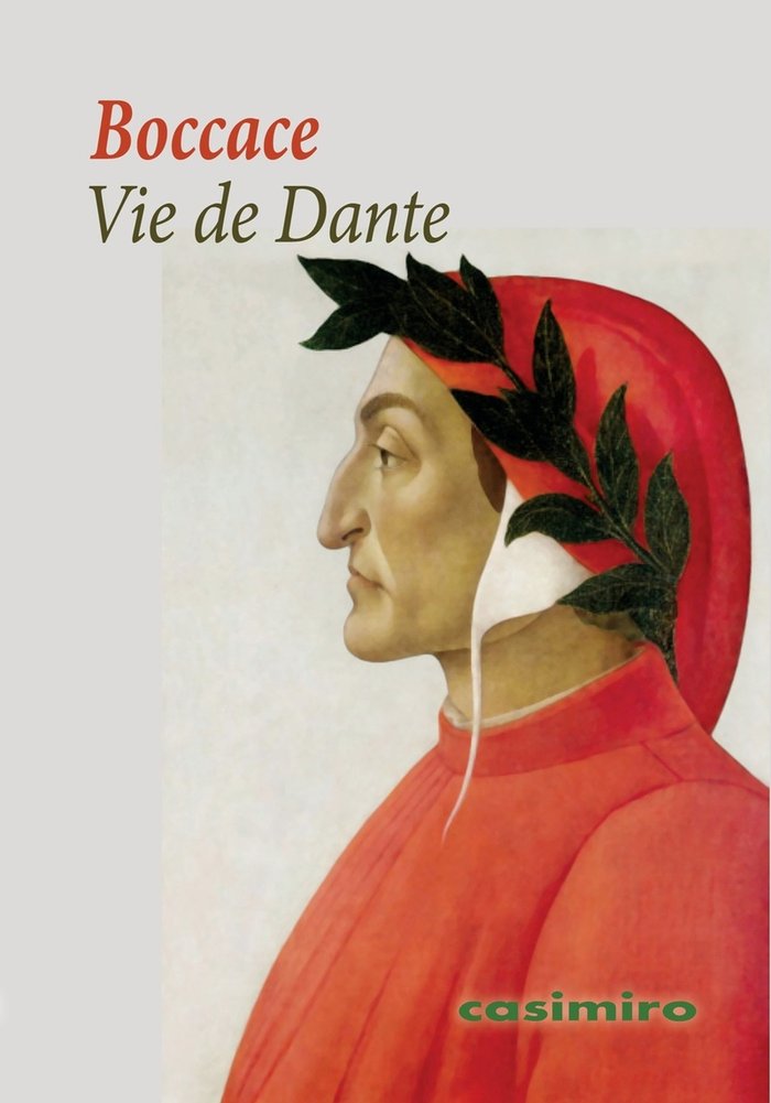 VIE DE DANTE, de BOCCACCIO, GIOVANNI | portada del libro