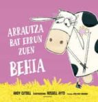 Arrautza bat errun zuen behia, de Andy Cutbill | portada del libro