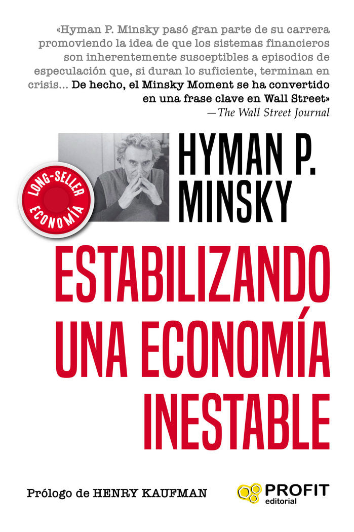 ESTABILIZANDO UNA ECONOMIA INESTABLE, de Minsky | portada del libro