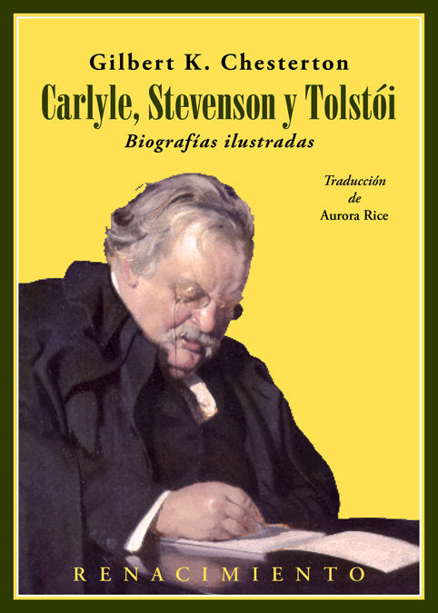 Carlyle, Stevenson y Tolstói. Biografías ilustradas, de Chesterton, Gilbert Keith | portada del libro