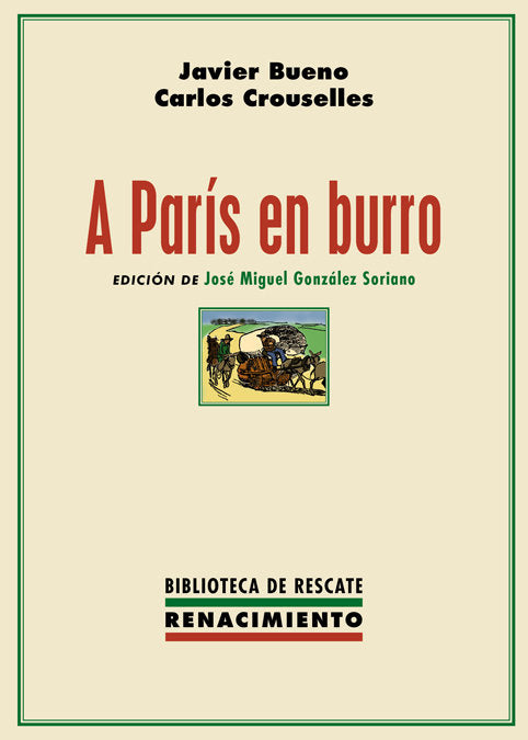 A París en burro, de Bueno, Javier | portada del libro