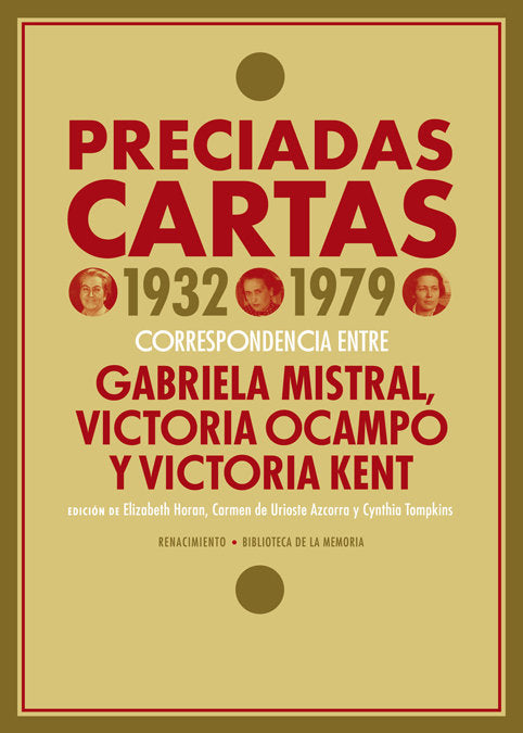 Preciadas cartas (1932-1979), de Mistral, Gabriela | portada del libro