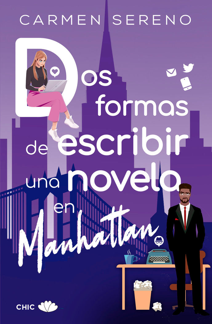 Dos formas de escribir una novela en Manhattan, de CARMEN SERENO | portada del libro