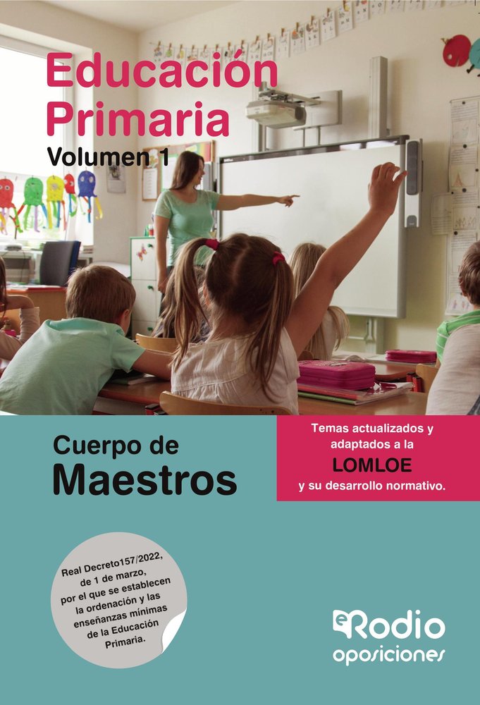 CUERPO DE MAESTROS. PRIMARIA. VOLUMEN 1. LOMLOE, de VARIOS AUTORES | portada del libro