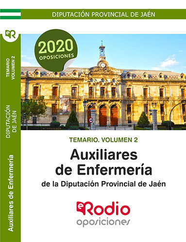 Temario. Volumen 2. Auxiliares de Enfermería de la Diputación Provincial de Jaén., de Varios autores | portada del libro