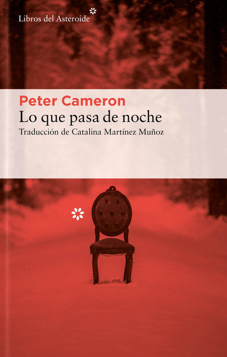 LO QUE PASA DE NOCHE, de CAMERON, PETER | portada del libro