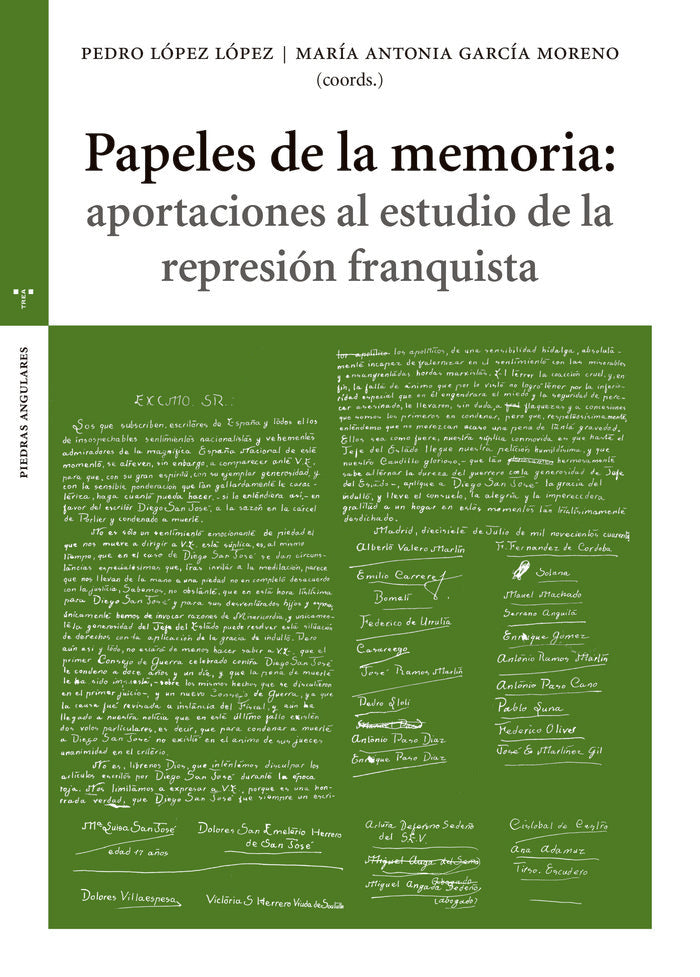 Papeles de la memoria: aportaciones al estudio de la represión flaquita, de García Moreno, María Antonia | portada del libro