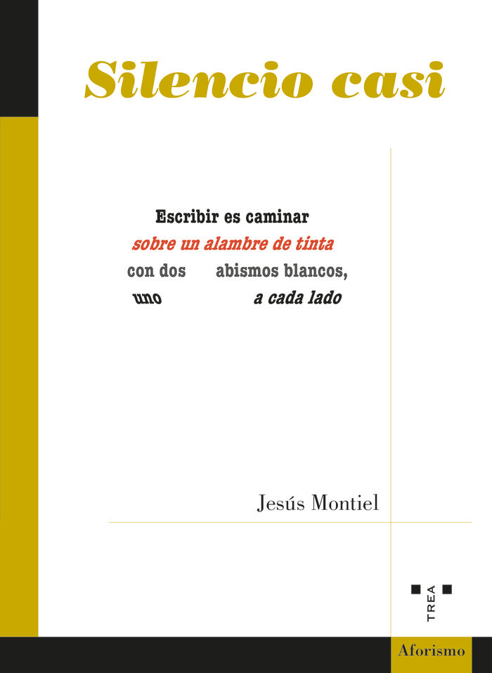 Silencio casi, de Montiel | portada del libro