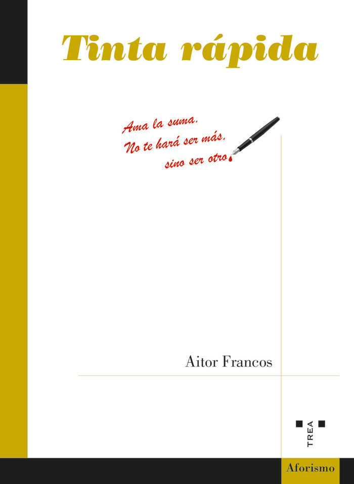 Tinta rápida, de Francos, Aitor | portada del libro