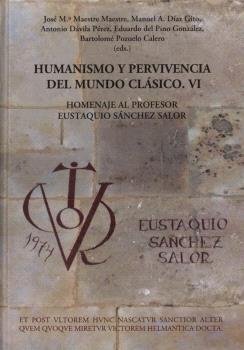 HUMANISMO Y PERVIVENCIA DEL MUNDO CLASICO | portada del libro