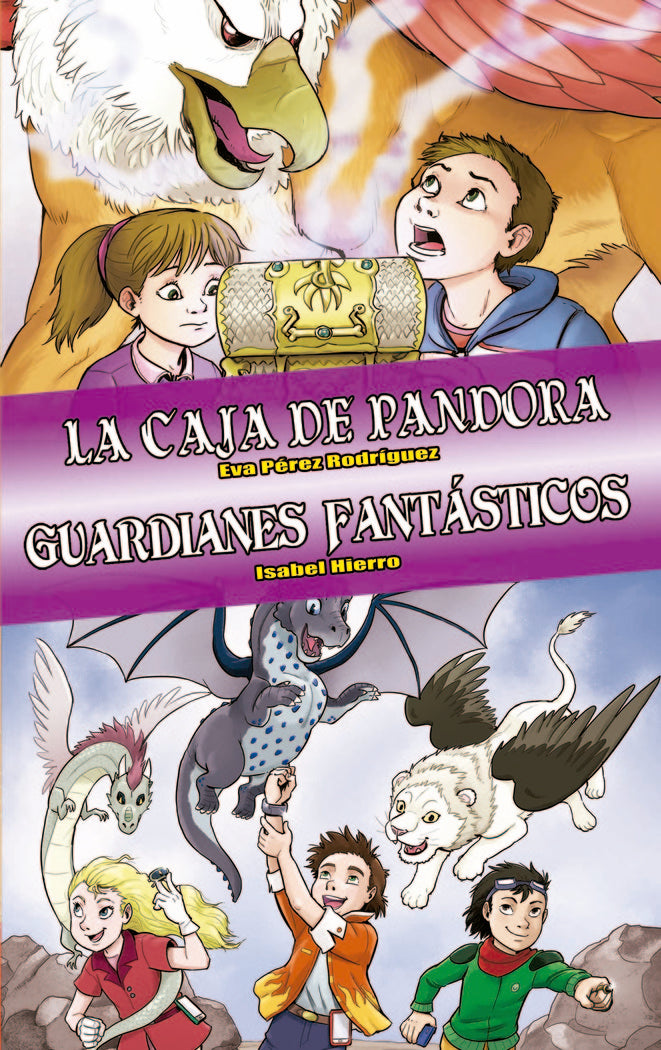 Ómnibus La caja de Pandora / Guardianes fantásticos, de Pérez Rodríguez, Eva | portada del libro