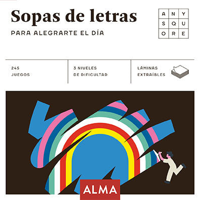 Sopas de letras para alegrarte el día, de VV.AA. | portada del libro