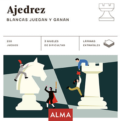 Ajedrez. Blancas juegan y ganan, de Varios autores | portada del libro