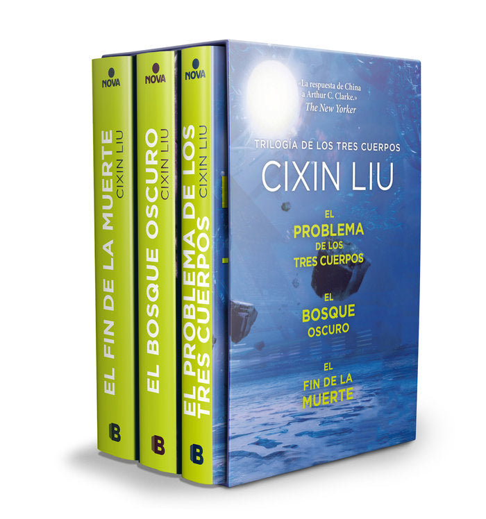 ESTUCHE TRILOGIA LOS TRES CUERPOS, de LIU, CIXIN | portada del libro