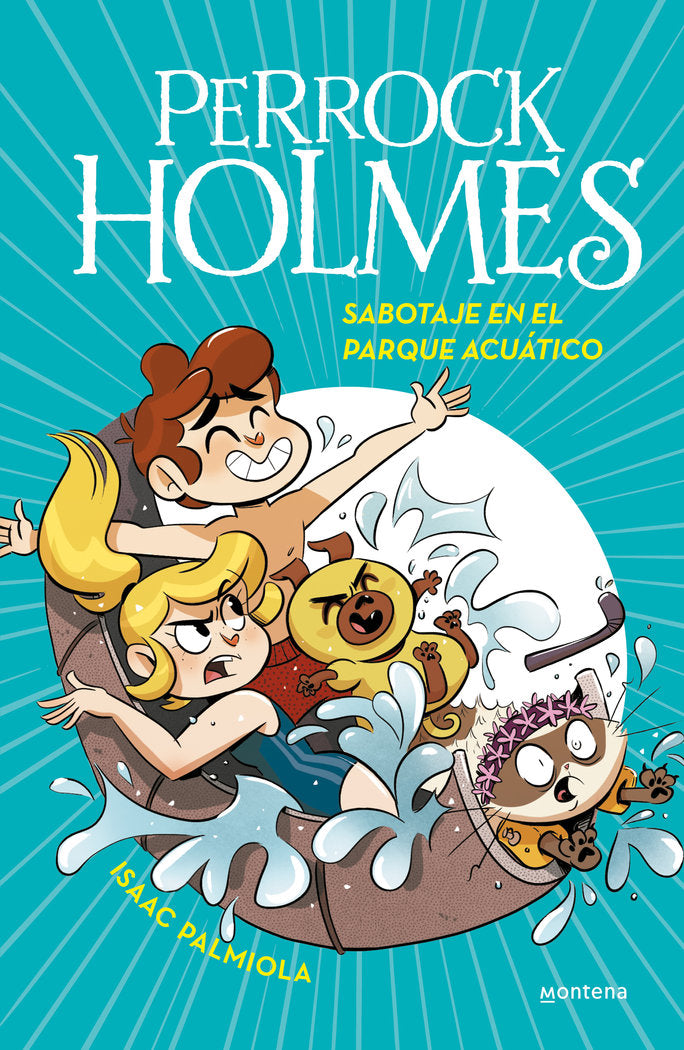 Sabotaje en el parque acuático (Serie Perrock Holmes 14), de Palmiola, Isaac | portada del libro