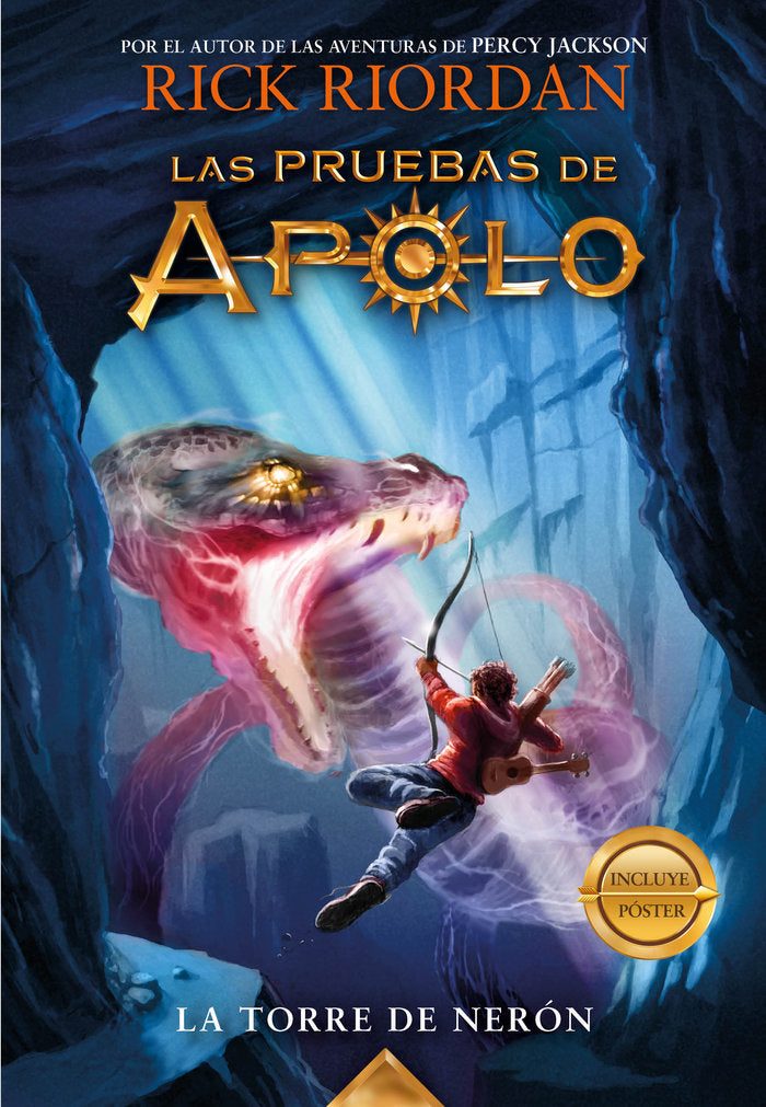 La torre de Nerón (Las pruebas de Apolo 5), de Riordan, Rick | portada del libro