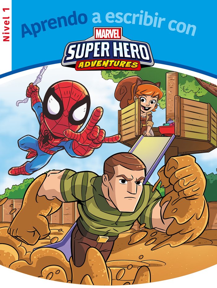 Aprendo a escribir con los superhéroes - Nivel 1 (Aprendo a escribir con Marvel), de Marvel | portada del libro