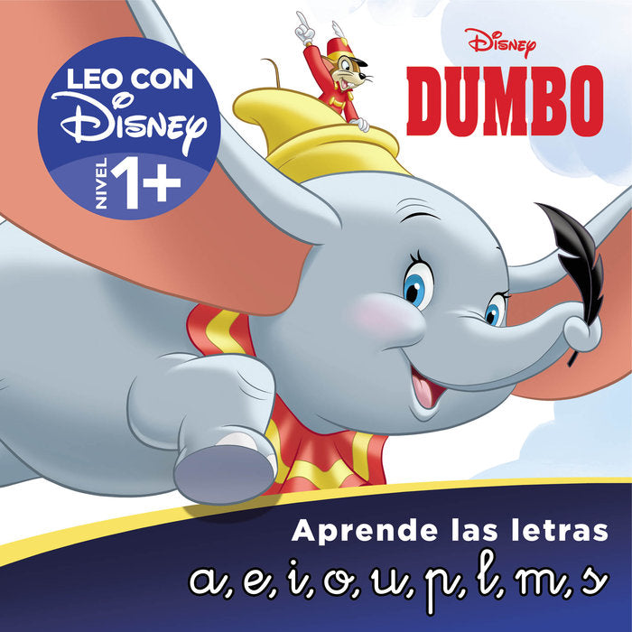 DUMBO. APRENDE LAS LETRAS, de DISNEY | portada del libro