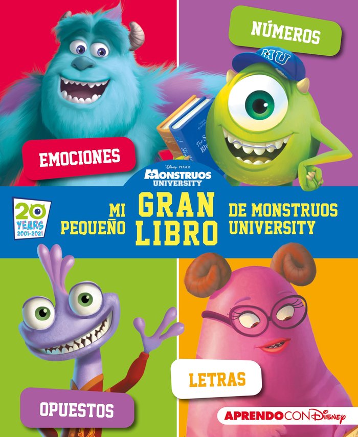 MI PEQUEÑO GRAN LIBRO DE MONSTRUOS, S. A., de DISNEY | portada del libro