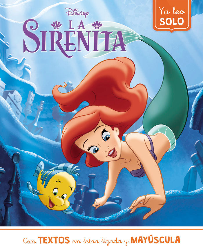 YA LEO SOLO... LA SIRENITA, de DISNEY | portada del libro